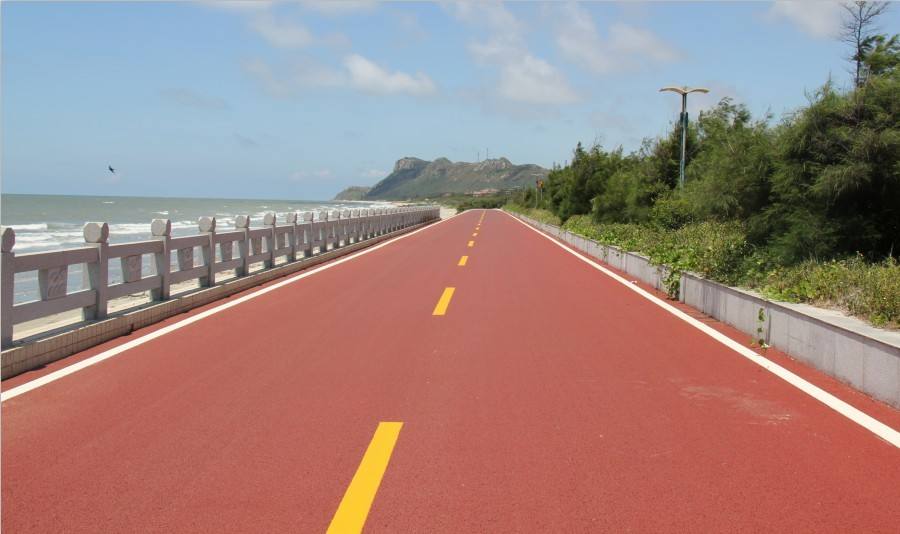 瀝青專用色粉道路施工